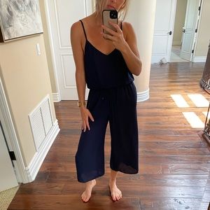 Show me your mumu navy jumpsuit